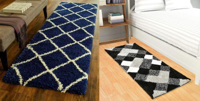 MY HOME 60.96 cm  X 152.2 cm Polyester Carpet(Rectangle, Multicolor)