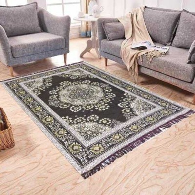 Home Desirica Multicolor Cotton Carpet(4 ft,  X 7 ft, Rectangle)