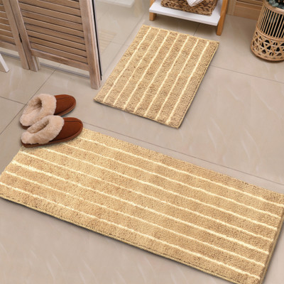 Saral Home Yellow Polyester Runner(40 cm,  X 110 cm, Rectangle)
