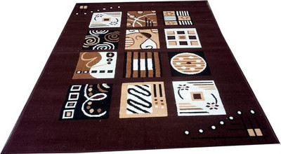 HEAVEN CARPET Brown Acrylic Carpet(150 cm,  X 210 cm, Rectangle)