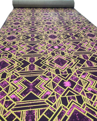 Ra handloom carpet Red Synthetic Carpet(150 cm,  X 1050 cm, Rectangle)