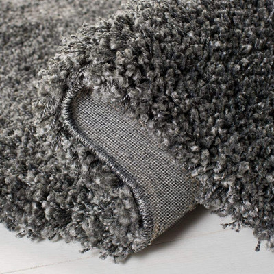 HR CARPET Grey Polyester Carpet(2 ft.,  X 4 ft., Rectangle)