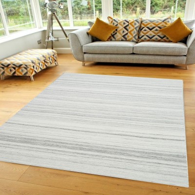 MRIC Grey Wool, Cotton Carpet(5 cm,  X 8 cm, Rectangle)