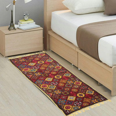Flipkart SmartBuy Multicolor Velvet Runner(60 cm,  X 182 cm, Rectangle)