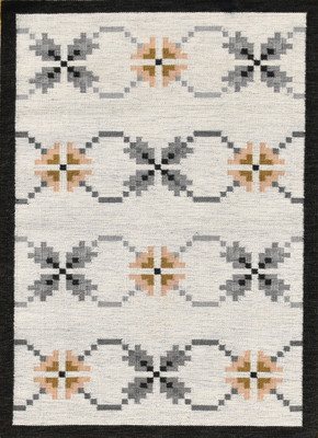Prashia Collection Multicolor Wool Dhurrie(5 ft,  X 7 ft, Rectangle)
