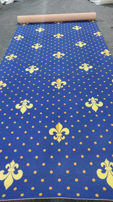 Acarpet Blue Synthetic Carpet(5 cm,  X 10 cm, Rectangle)
