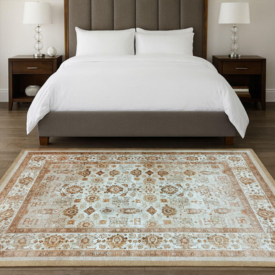 LUXE HOME INTERNATIONAL Multicolor Polyester Carpet(90 cm,  X 150 cm, Rectangle)