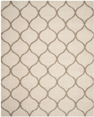 RM Handloom Beige Polyester Carpet(6 ft,  X 4 ft, Rectangle)