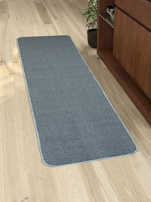 Saral Home Light Blue Polyester Runner(43 cm,  X 120 cm, Rectangle)