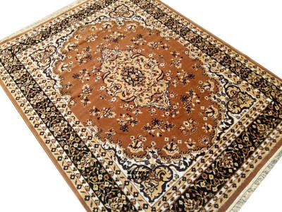 BhCarpet Multicolor Acrylic Carpet(5 ft,  X 7 ft, Rectangle)