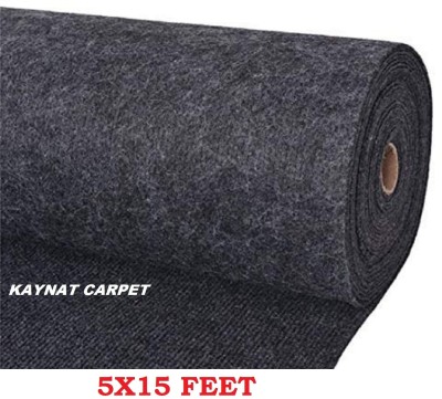 AyanCarpets Grey, Black Nylon Carpet(150 cm,  X 450 cm, Rectangle)