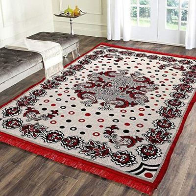 Zesture Multicolor Cotton Carpet(4 ft,  X 6 ft, Rectangle)