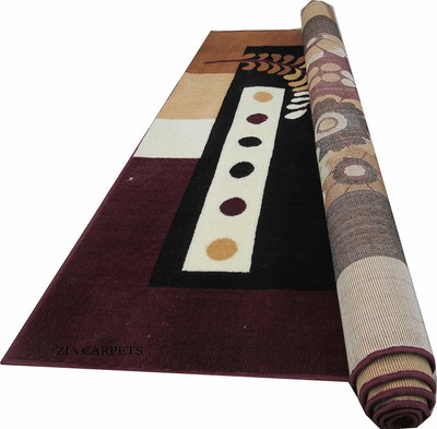Acarpet Brown Acrylic Carpet(5 cm,  X 7 cm, Rectangle)