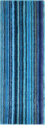 Saral Home Blue Polyester Runner(40 cm,  X 110 cm, Rectangle)