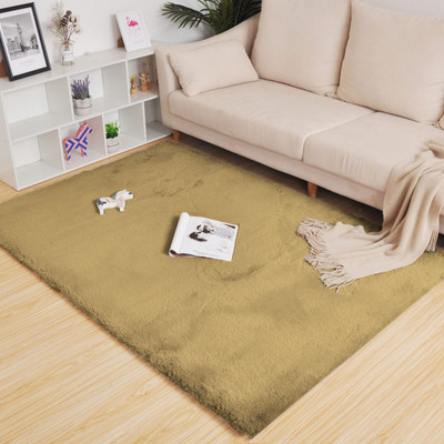 Ra handloom carpet Brown Polyester Carpet(120 cm,  X 180 cm, Rectangle)