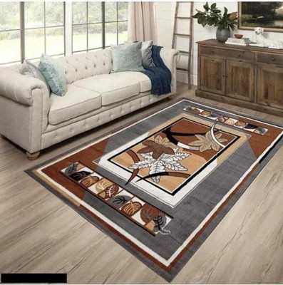 KAYNAT CARPET Grey Silk, Polypropylene Carpet(6 cm,  X 8 cm, Rectangle)