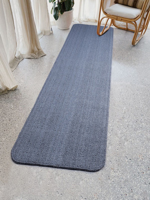 Saral Home Light Blue Polyester Runner(43 cm,  X 180 cm, Rectangle)