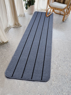 Saral Home Light Blue Polyester Runner(43 cm,  X 180 cm, Rectangle)