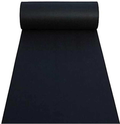 Ra handloom carpet Black Synthetic Carpet(152 cm,  X 609 cm, Rectangle)