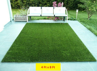 COMFY HOME Green Polypropylene Carpet(2 ft,  X 8 ft, Rectangle)