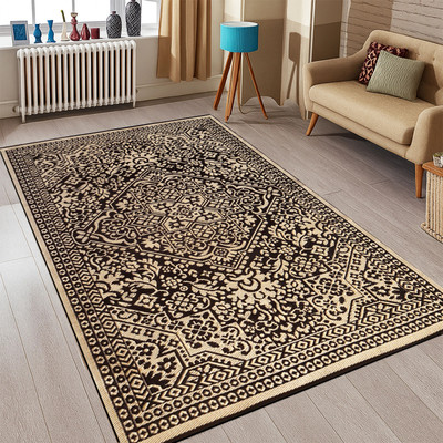 SAHIL 120 cm  X 180 cm Plastic Chatai(Rectangle, Brown)