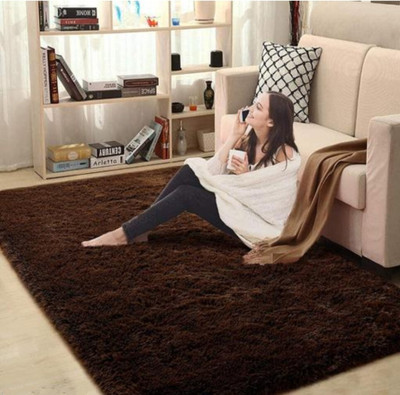 Ra handloom carpet Brown Wool Carpet(3 ft,  X 5 ft, Rectangle)