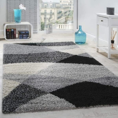 Kavi Handloom Black Polyester Area Rug(91.44 cm,  X 152.4 cm, Rectangle)
