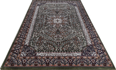 HR CARPET Multicolor Silk Carpet(4 ft.,  X 6 ft., Rectangle)