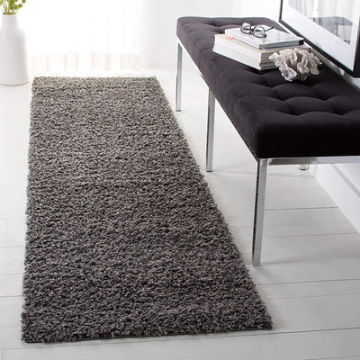 AyanCarpets Grey Polyester Area Rug(2 ft,  X 4 ft, Rectangle)