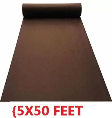 AfCarpets Brown Synthetic Carpet(152 cm,  X 1524 cm, Rectangle)