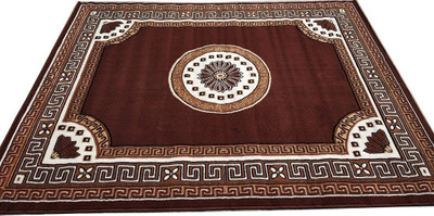 ALAMRUGS 145 cm  X 200 cm Synthetic Carpet(Rectangle, Brown)
