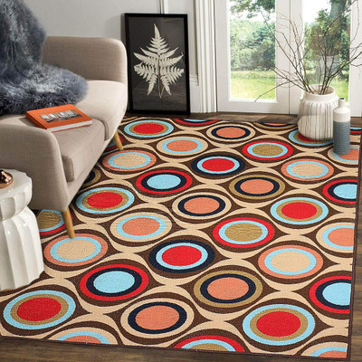 STATUS Multicolor Polyester Carpet(152 cm,  X 213 cm, Rectangle)