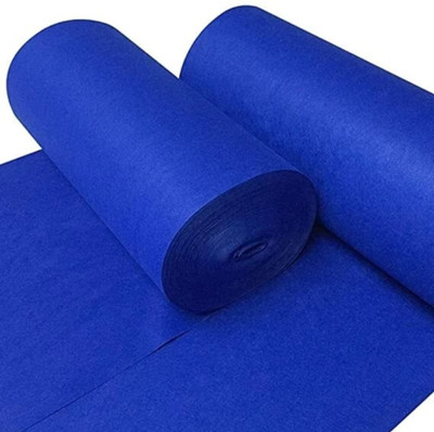Ra handloom carpet Blue Synthetic Carpet(152 cm,  X 2132 cm, Rectangle)