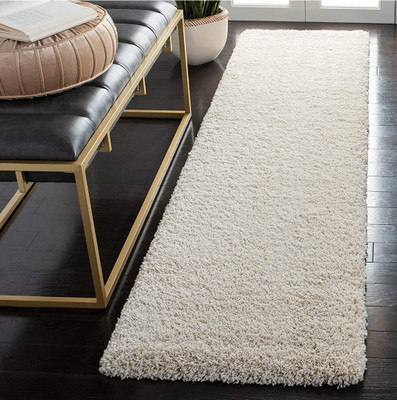 SPA Furnishing White Polyester Runner(6 ft,  X 2 ft, Rectangle)