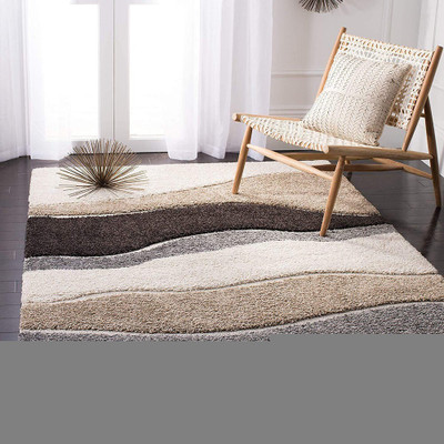 AyanCarpets Multicolor Polyester Carpet(7 ft,  X 10 ft, Rectangle)