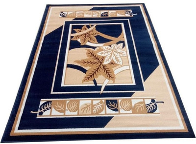 IP FASHION 180 cm  X 240 cm Polyester Carpet(Rectangle, Blue)