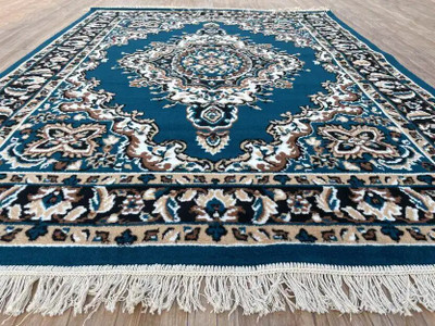 ato Light Blue Acrylic Carpet(120 cm,  X 150 cm, Rectangle)