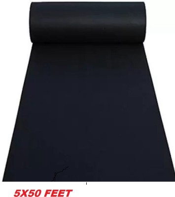 AyanCarpets Black Nylon Carpet(150 cm,  X 1500 cm, Rectangle)