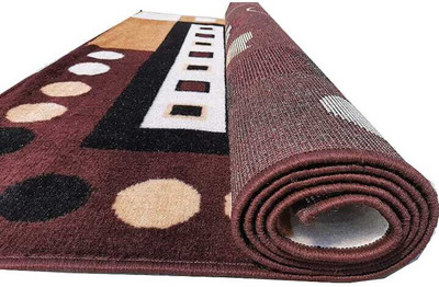 Samjeeda Handloom carpets Red Acrylic Carpet(90 cm,  X 150 cm, Rectangle)