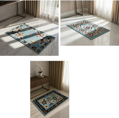 ADIB CARPET 30 cm  X 50 cm Acrylic Runner(Rectangle, Multicolor)