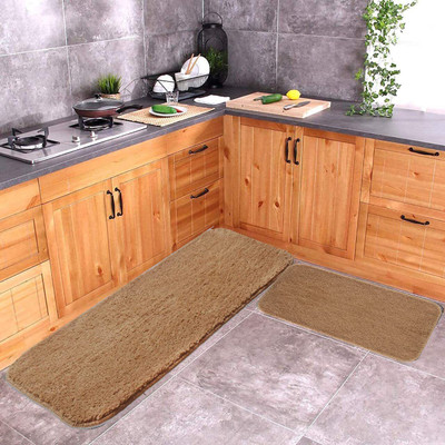 MY HOME 1 cm  X 4 cm Cotton Runner(Rectangle, Beige)