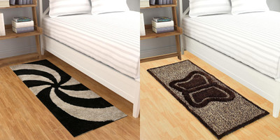 MY HOME 60.96 cm  X 152.2 cm Polyester Carpet(Rectangle, Multicolor)