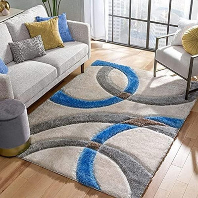 KAALENRIDE 120 cm  X 180 cm Polyester Carpet(Rectangle, Multicolor)