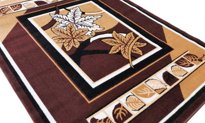 ALAMRUGS 145 cm  X 200 cm Synthetic Carpet(Rectangle, Brown)