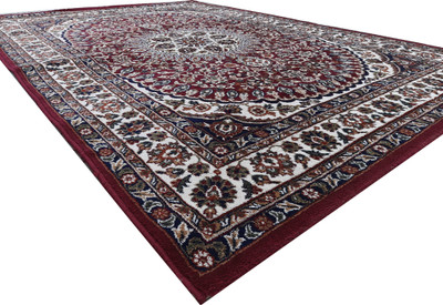 Acarpet Maroon Silk Carpet(6 ft,  X 9 ft, Rectangle)