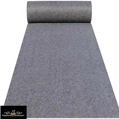 Ra handloom carpet 5 cm  X 10 cm Nylon Carpet(Rectangle, Grey)