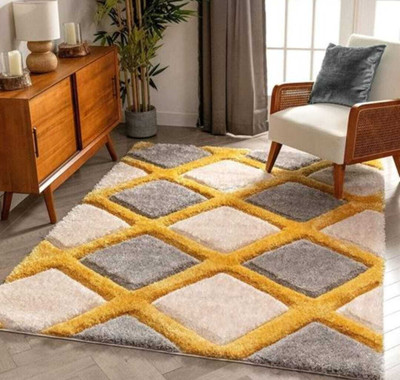 Ra handloom carpet Brown Wool Carpet(90 cm,  X 150 cm, Rectangle)