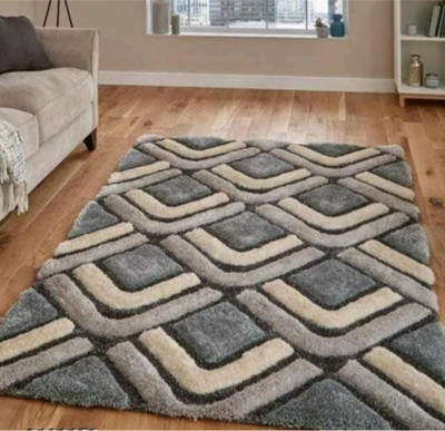 RM Handloom Multicolor Polyester Carpet(2 ft,  X 4 ft, Rectangle)