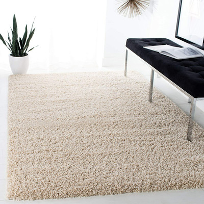 HassanCarpet Beige Silk Carpet(5 ft,  X 3 ft, Rectangle)