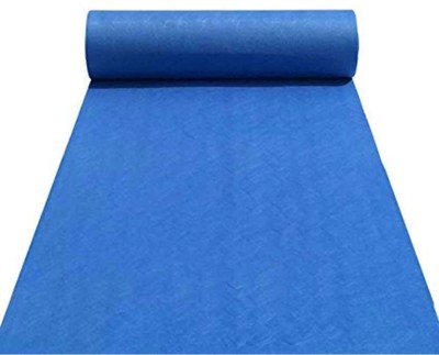 CARPETCITY Light Blue Nylon, Velvet Carpet(152 cm,  X 304 cm, Rectangle)